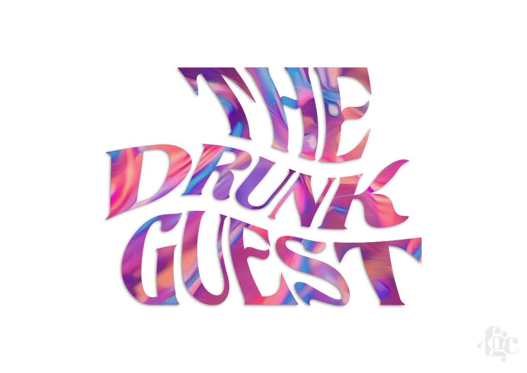The Drunk Guest Logo - By FGC Designs - Fabiana Gautier 